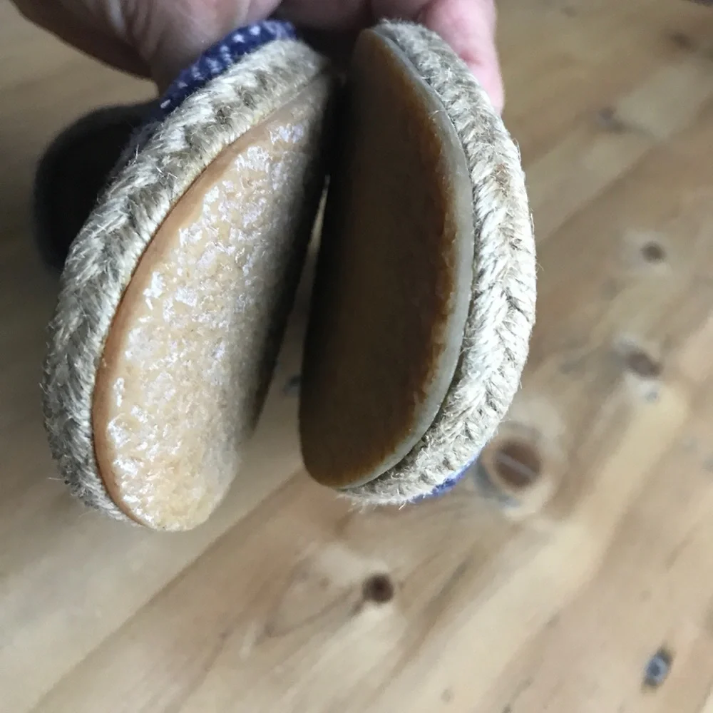 Kaanas 37 blue and white textile espadrille